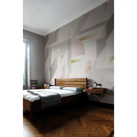 Carta da parati astratta dai colori tenui Archipelago di London Art