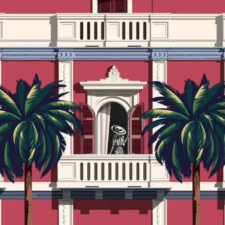 Carta da parati Boulevard di Inkiostro Bianco