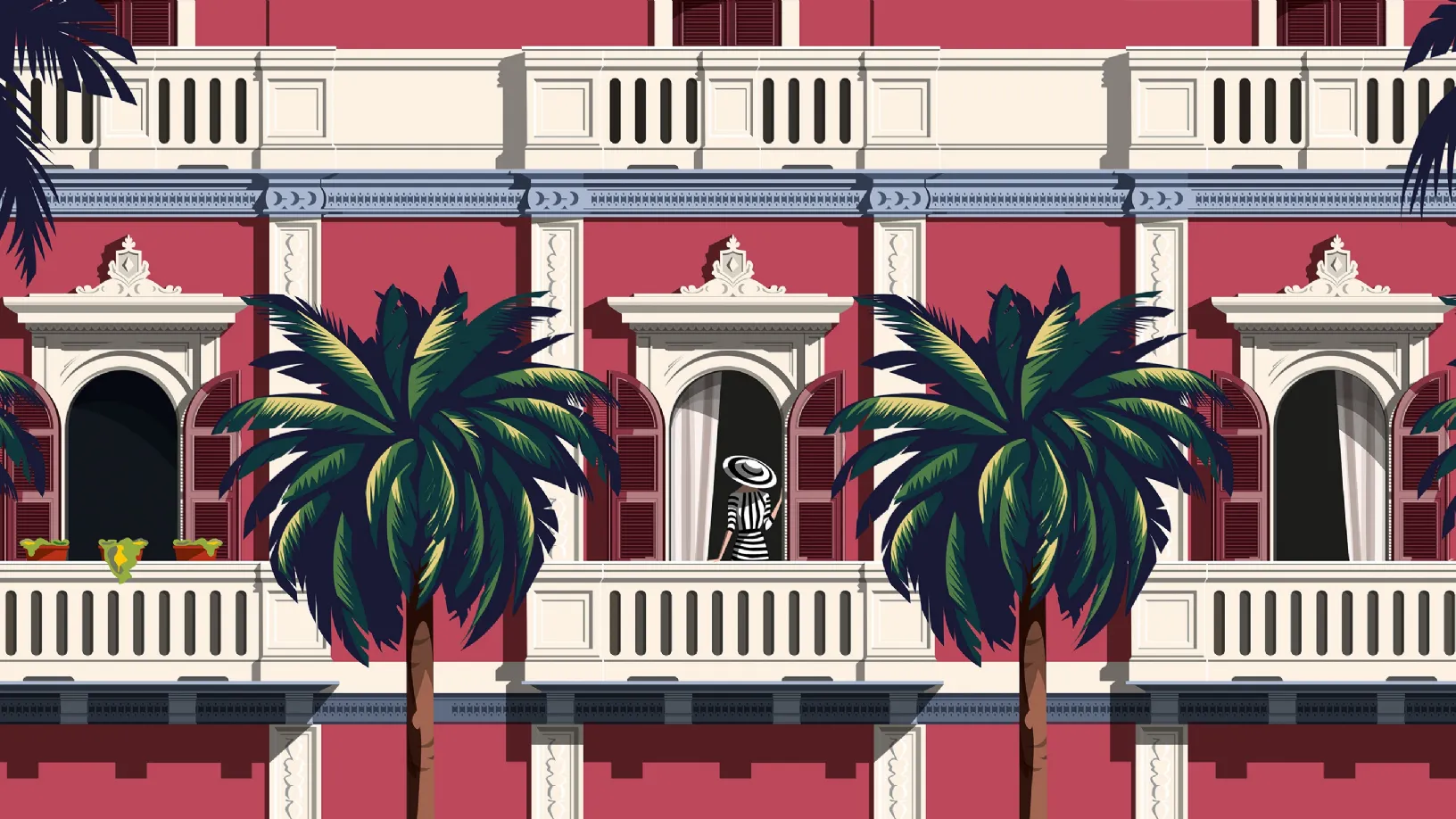 Carta da parati Boulevard di Inkiostro Bianco