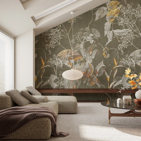 Carta da parati Cantico di Inkiostro Bianco