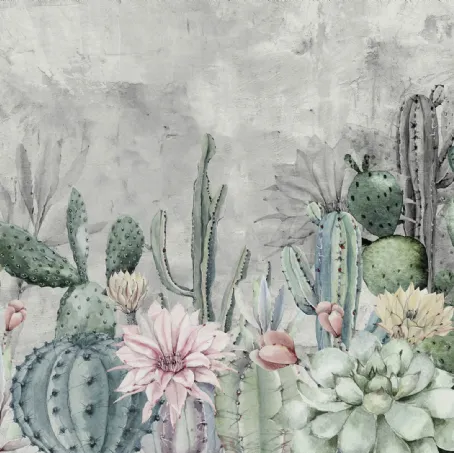 Carta da parati Cereus di Inkiostro Bianco