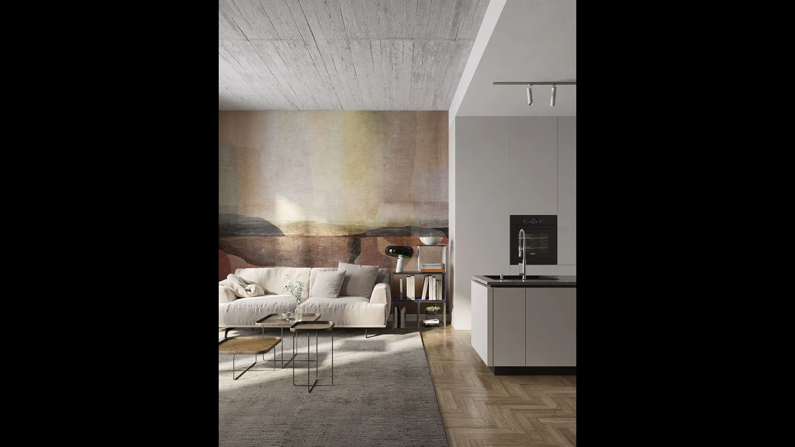 Carta da parati Idyllic di Inkiostro Bianco