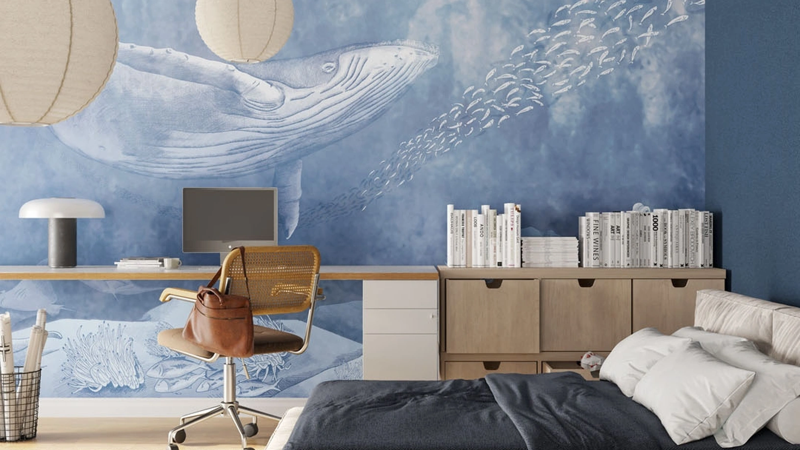 Carta da parati Pelagos di Inkiostro Bianco