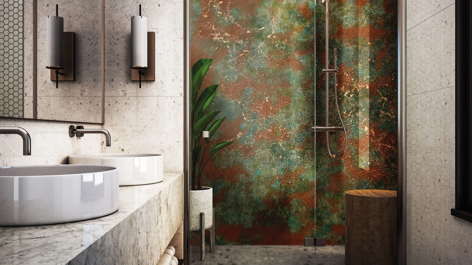 Carta da parati Timeworn di London Art