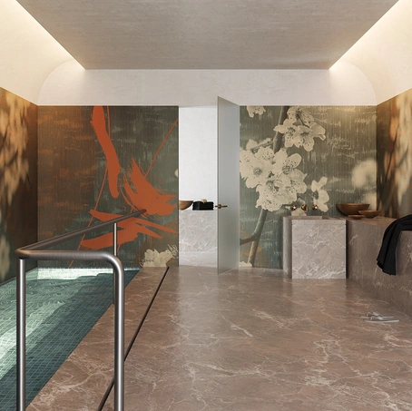 Carta da parati Yukata di Inkiostro Bianco