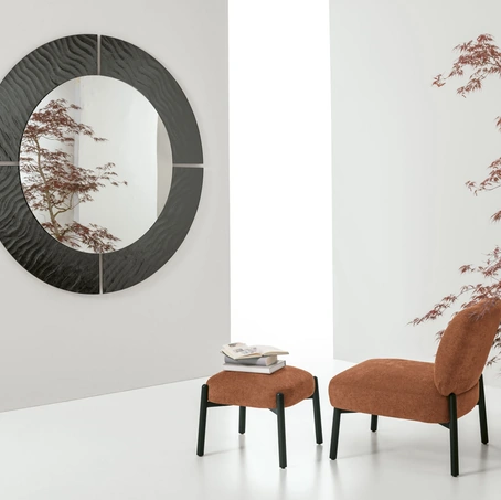 Pouf Kanto in tessuto imbottito di Target Point