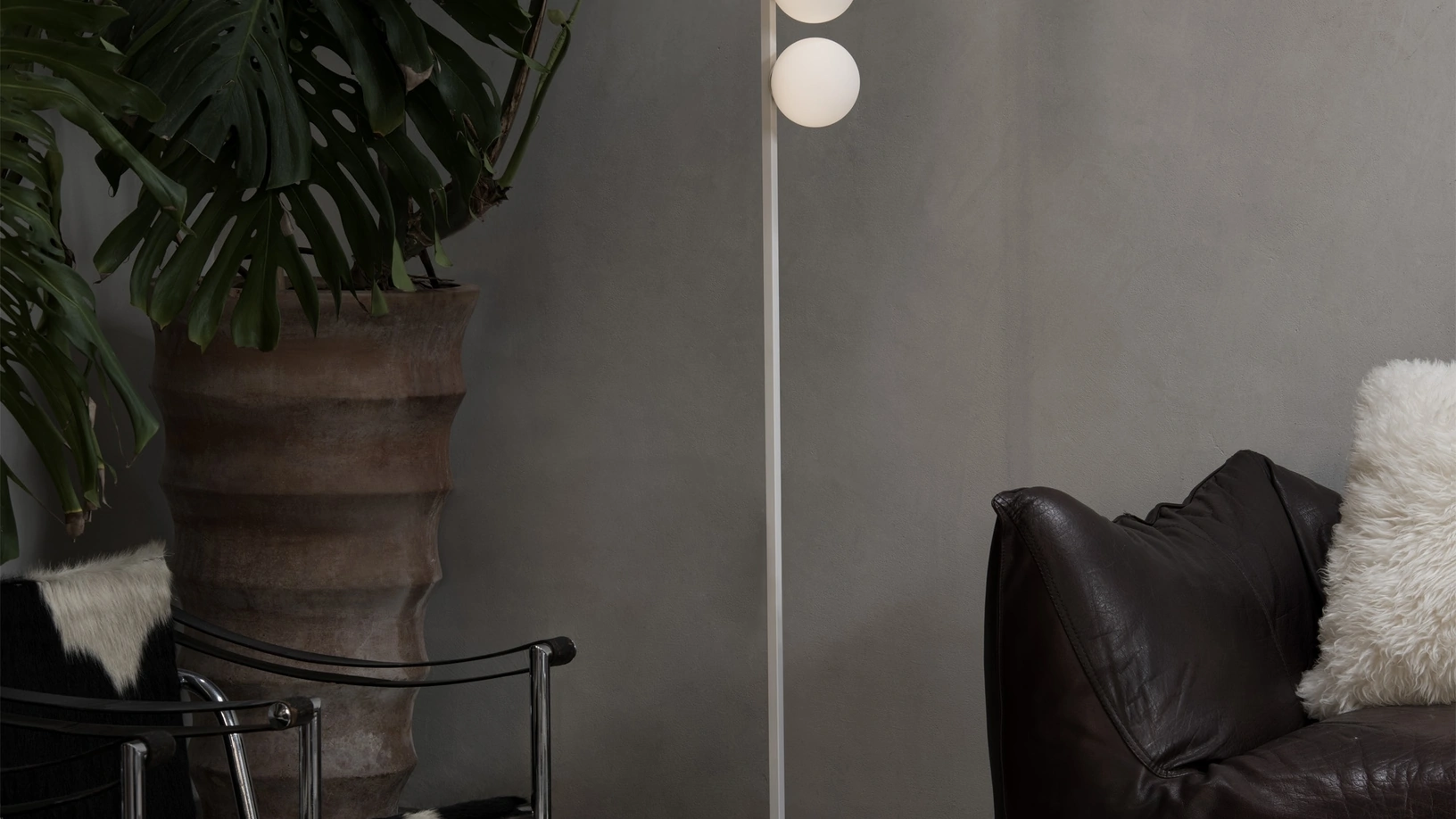 Lampada da terra Binomio di Ideal Lux