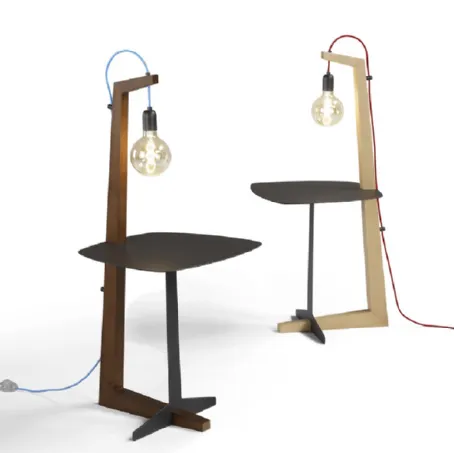 Lampada con Tavolino di metallo Pinocchio di Egoitaliano