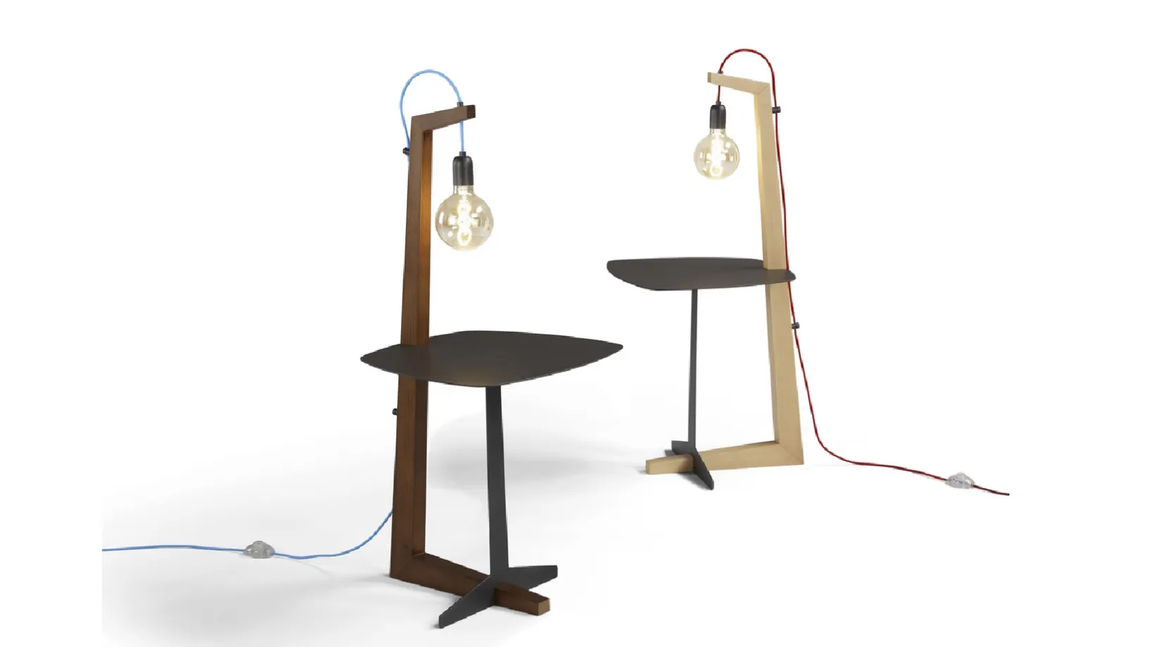 Lampada con Tavolino di metallo Pinocchio di Egoitaliano