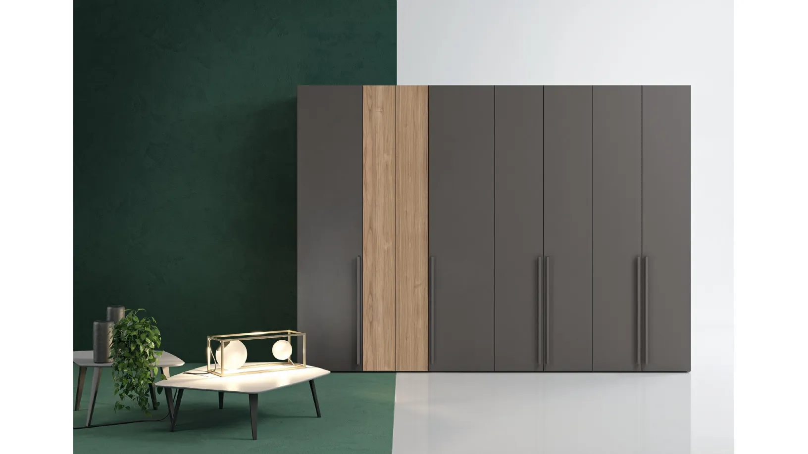Armadio Golf One Grigio W106 di Colombini Casa