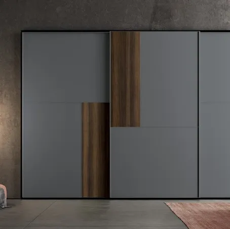 Armadio Vitalyty Mosaico Grigio di Colombini Casa