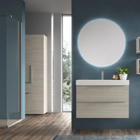 Mobile da Bagno sospeso color Sable beige 46 02 di Arcom