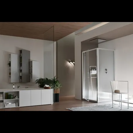 Box doccia A6 Pivot con traversa di Arcom