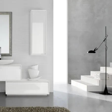 Mobile da Bagno laccato lucido E-45 02 di Arcom