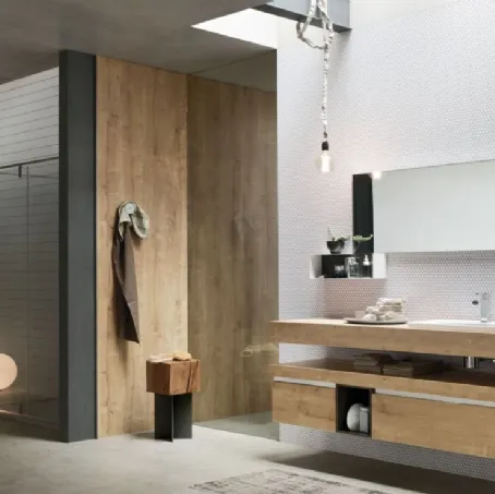 Mobile da Bagno sospeso in Rovere E-Gò 65 di Arcom