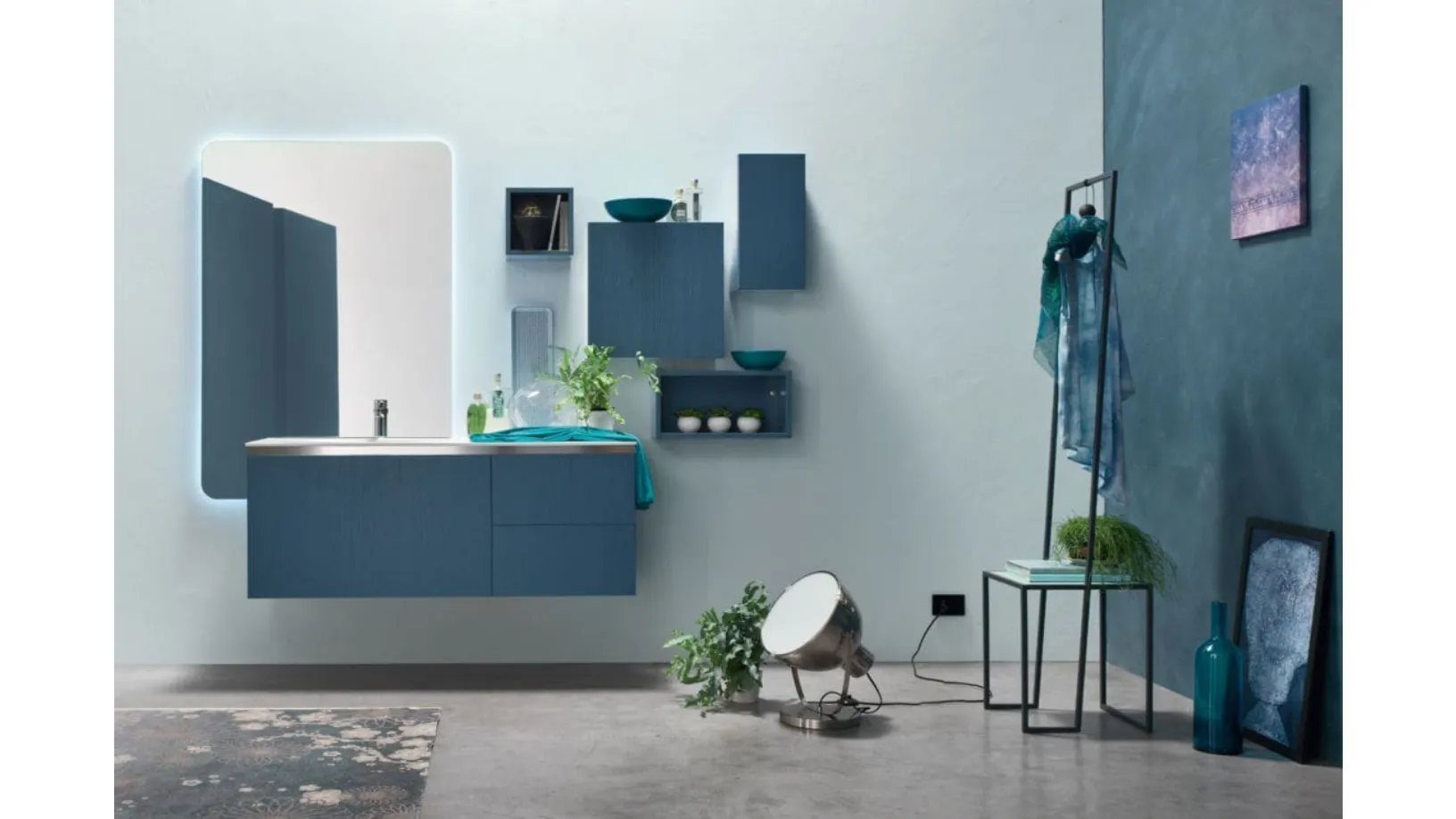 Mobile da Bagno color Navy E-Gò 03 di Arcom
