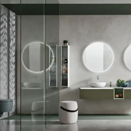 Mobile da Bagno sospeso E-Gò nodo step 01 di Arcom
