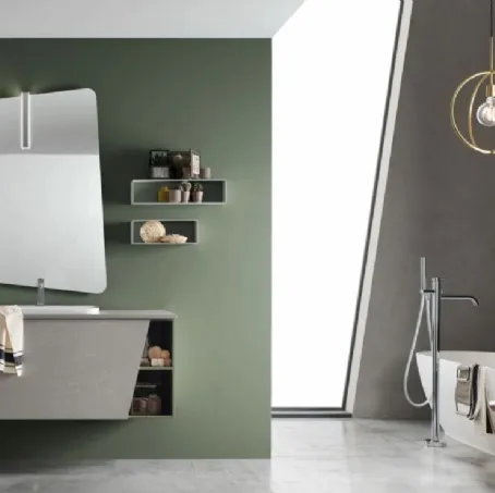 Mobile da Bagno sospeso E-ly inclinato 02 di Arcom