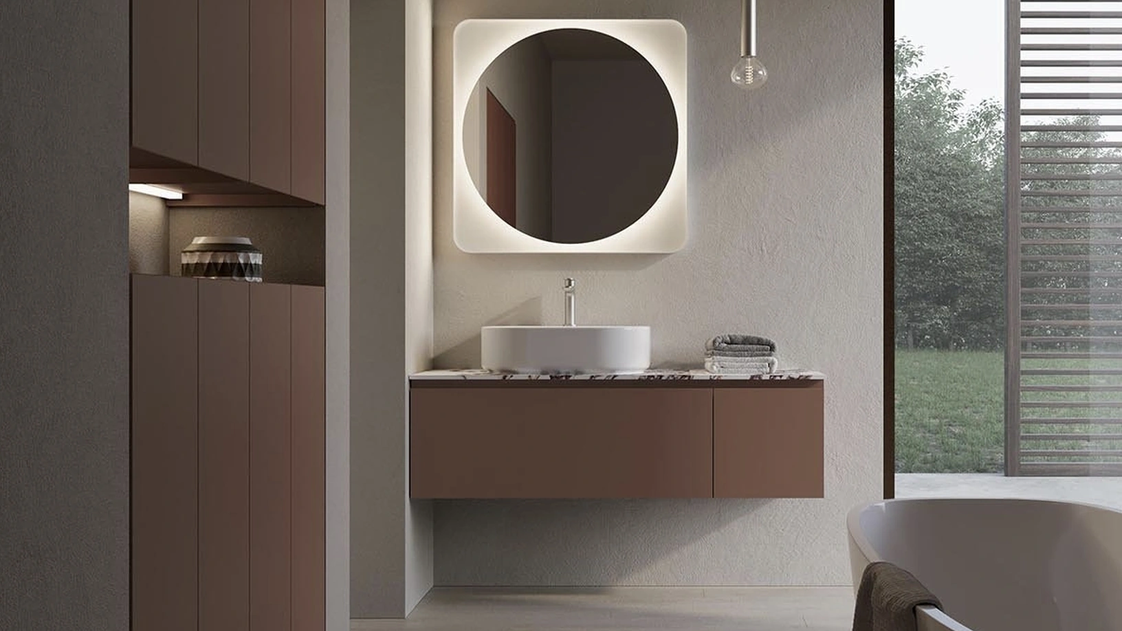 Mobile da Bagno sospeso INK NK002 di Compab