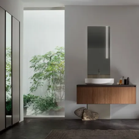 Mobile da Bagno effetto millerighe Shape 02 di Arcom