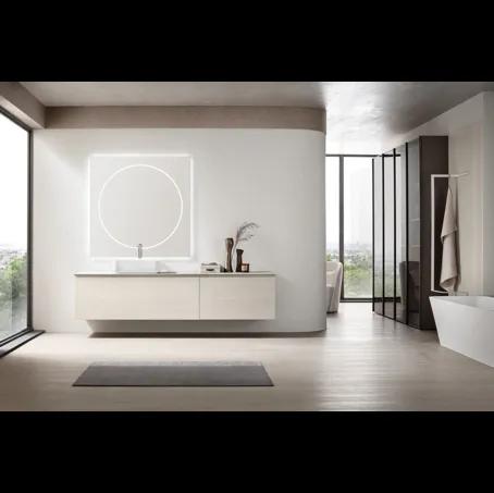 Mobile da Bagno sospeso Soul 21 in rovere di Arcom