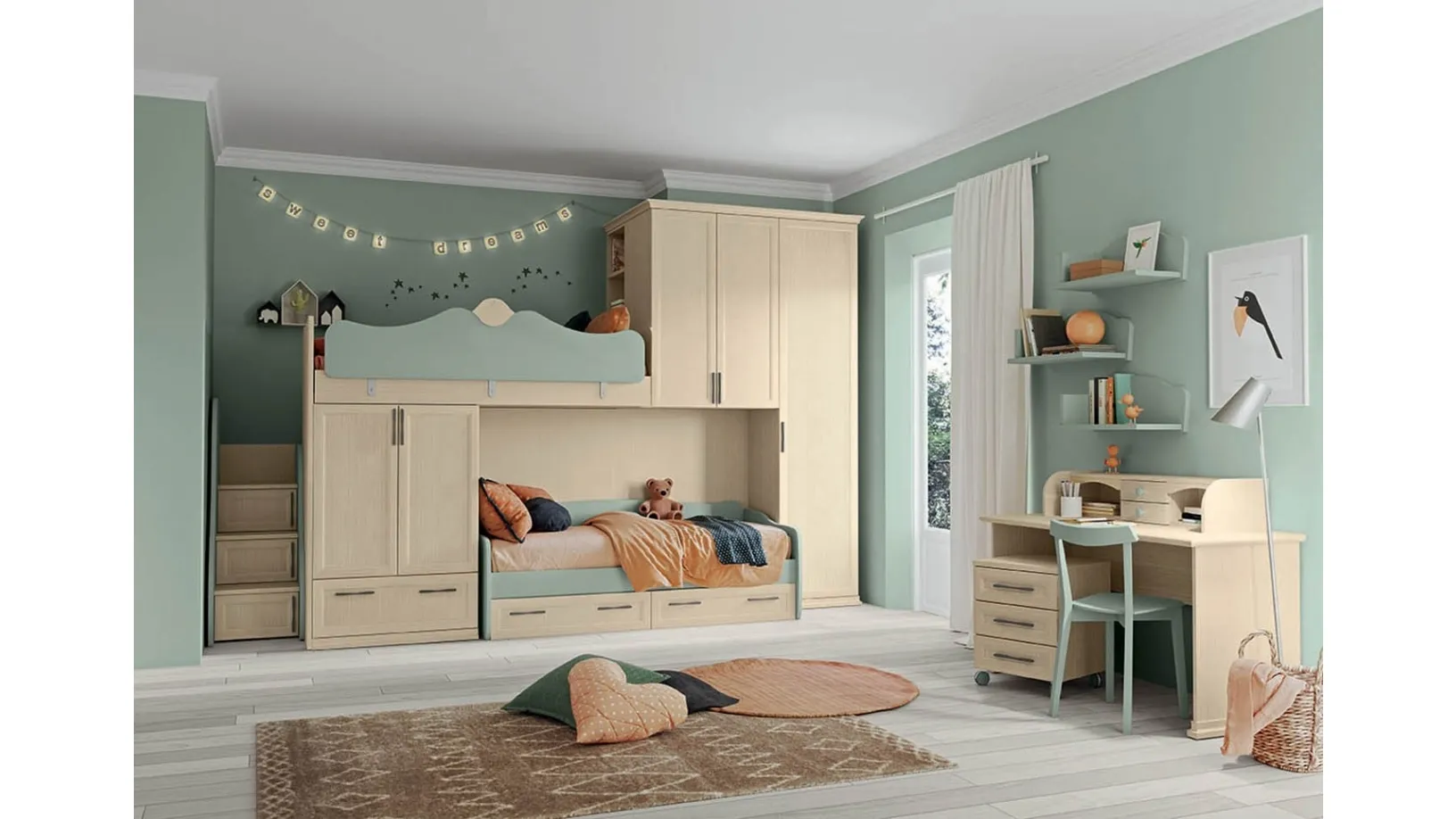 Cameretta Arcadia AC227 di Colombini Casa