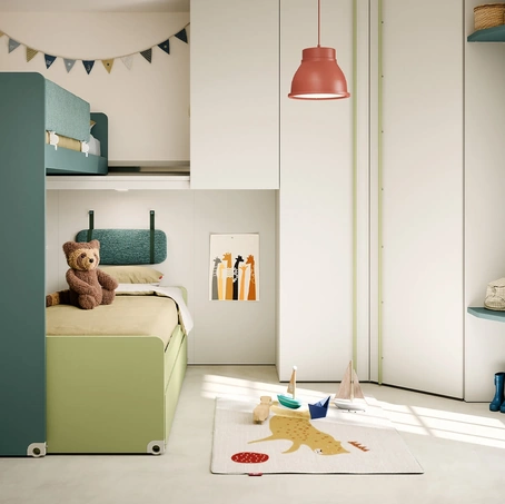 Cameretta Soppalco Scorrevole Slide di Nidi