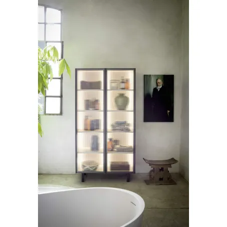 Madia Alta in vetro Box 18 06 di Novamobili