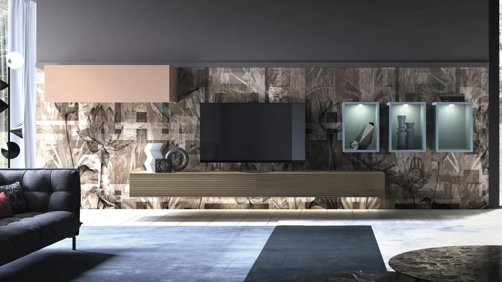 Mobile sospeso Living Zero 16 in Rovere di Devina Nais