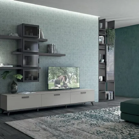 Parete Attrezzata Golf L133 di Colombini Casa