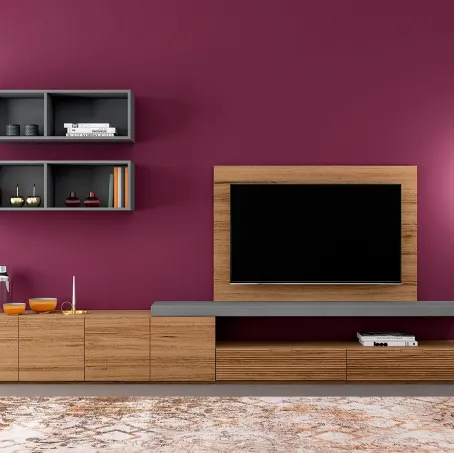 Parete attrezzata Zero 16 L15 di Devina Nais
