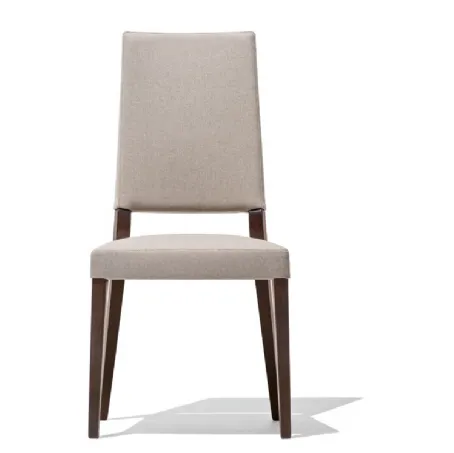 Sedia in tessuto con struttura in legno Sandy di Connubia