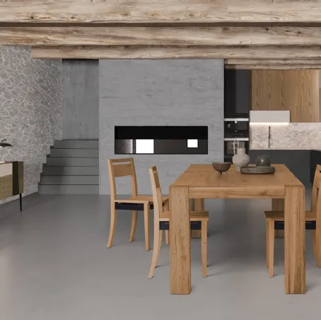 Tavolo Mini Brooklin in Rovere massello di Devina Nais