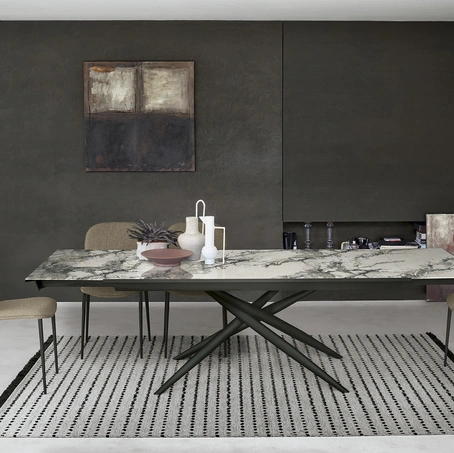 Tavolo allungabile Tiffany Glass Decor di Sedit