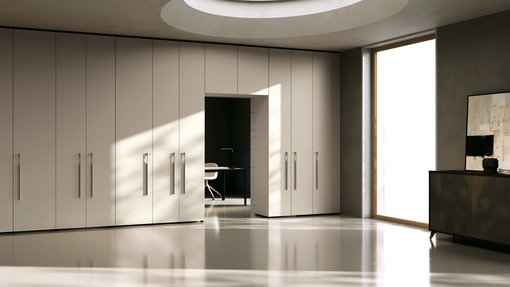 Armadio con vano di passaggio di Colombini Office