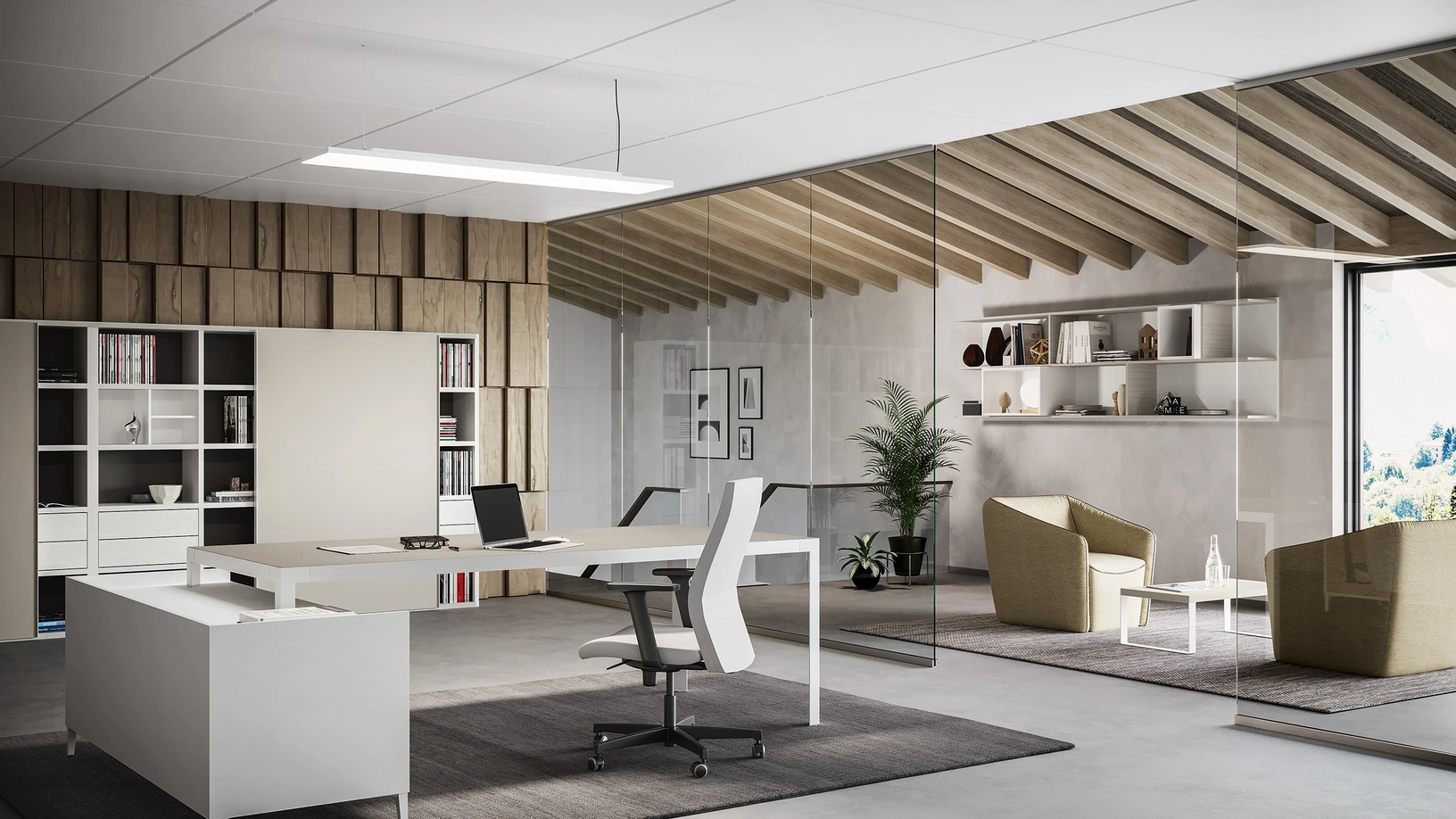 Scrivania Direzionale D1 Executive 03 di Colombini Office