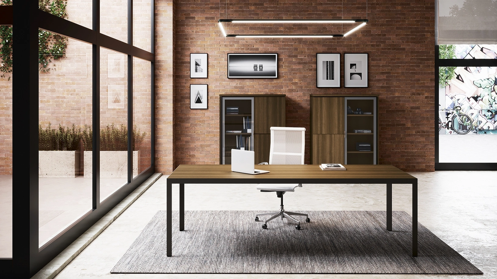 Scrivania Direzionale D1 Executive 04 di Colombini Office