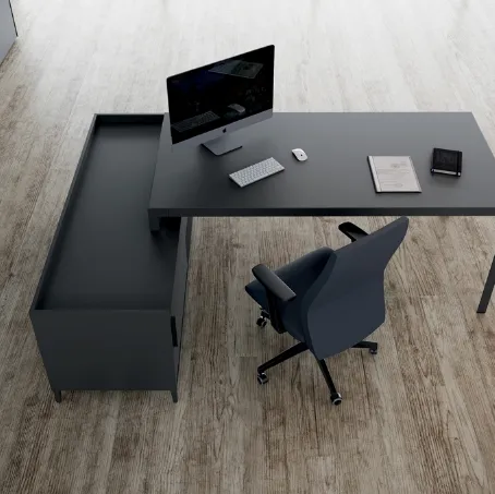 Scrivania Direzionale D1 05 in laccato opaco di Colombini Office