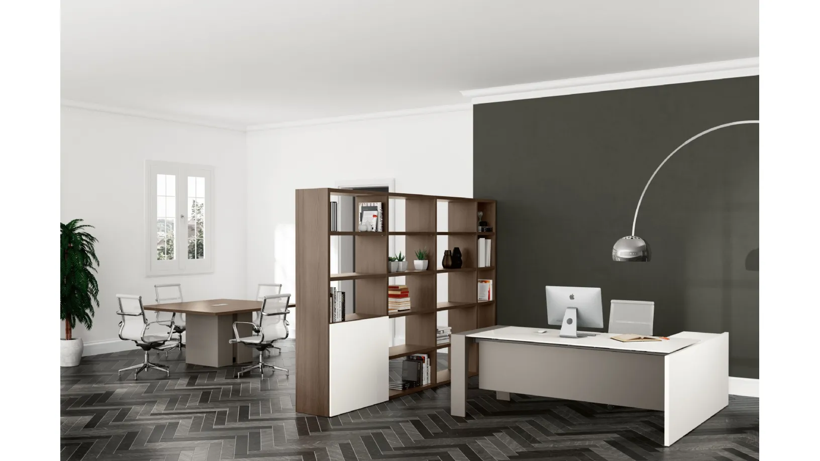 Scrivania Direzionale GO 06 in laccato opaco di Colombini Office