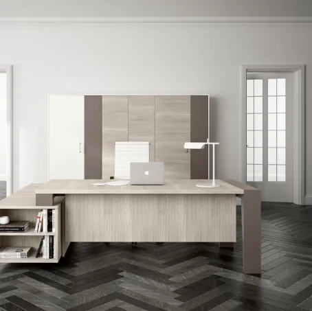 Mobile Ufficio Direzionale in melaminico e laccato opaco GO 02 di Colombini Office